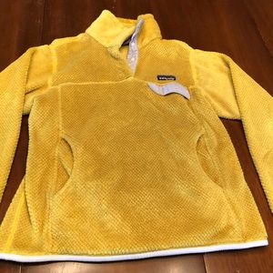 Patagonia yellow pullover